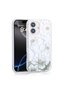 iPhone 16 Case Liquid Glitter Patterned Magsafe Camera Raised Silicone