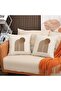 Home Ultra-Soft Pillow Cover, Modern Geometric Pattern Styles Pillow Case -Linen-Blend Breathable & - 7