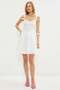 Eyelet Detailed Strappy Mini Dress - 4
