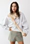 Bisiklet yaka sweatshirt