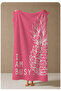 Pink Pineapple and Summer Slogan 70X150 Beach Towel - Digital Printed Fade-Resistant Bath Towel - 4