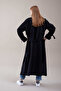 Women's Belted Long Trench Coat Oversized Cut - 2