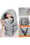 Winter cycling knit hat windproof warm neck warmer face mask. - 2
