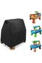 Children's water play table cover, suitable for rain and wading pools, perfect toddlers, outdoor toy waterproof dustproof only, black.