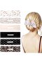 Hairbands for buns 6pc multi-color.