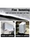 Air conditioner cover, suitable for outdoor use, waterproof and dustproof, window (86 x 35 60 cm). - 5