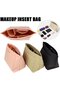 Felt bag L 28x25x17cm storage cosmetic travel tote. - 3