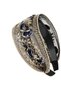 Blue sequined headband non-slip metal women/girls. - 2