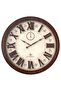Marketplace Best Price Solid Wood Frame Wooden Wall Clock 6150 with Roman Numerals Italian Design