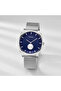Men's Stainless Steel Watch, Blue Dial | Trn-Sq45-Sl - 6