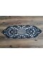 French Lace Runner and Supla Set for 6 People Black - 4