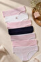 Women's 7-Piece Curve Cotton Stretch Fabric Bato Panties