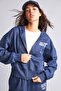 Fitted Hooded Printed Thick Fabric Cardigan H4221Ax26Wn - 4