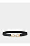 Black Stretch Belt with Hook Buckle