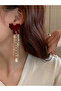 Red Bow Tassel Dangle Earrings