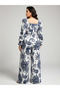 Plus Size Multi-Color Graphic Print Crop Top and Wide Leg Pants Set - 6