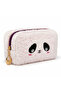 Plush Pen Holder and Makeup Bag Zippered Multi-Purpose Organizer Bag White - 4