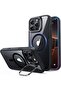 URBANNX for iPhone 16 Pro Max Case Flex Stand, for MagSafe, Clear Black | Camera Control,