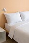 White Stripe Ranforce Double Duvet Cover Set – 4 Pieces - 6