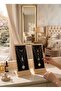 2 Piece Black Decorative Wooden Jewelry Organizer Stand Necklace Bracelet Accessory Organizer Gift - 2