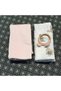Baby Girl 2-Piece Blanket Set (80*85) - 100% Natural Cotton - Pink - 3