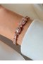 Xuping Bracelet Original Rose Gold Zircon Stone Bracelet - 5