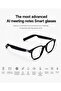 Lawk City Air AI Meeting Notes Smart Glasses Soul Frame For Meeting Interviews and calls,Voice Recording, Real-Time Transcription, 128 Language, 14 hours Battery - 3