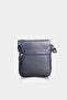 Navy Blue Genuine Leather Men's Shoulder Bag // Grd260701Wt716 - 2