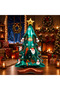 Vip High Quality Giant 148cm Fancy Christmas Pine Tree Foil Balloon Christmas Tree Balloon Christmas Balloon