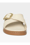 1360 Daily Buckle Poly Sole Comfortable Genuine Leather Slippers - 4