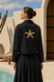 Missemramis Brooch Detailed Jacket Skirt Nolia Set 5262 Black - 3