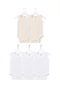 H&C 5-Pack 100% Cotton Patterned Jacquard Sleeveless Baby Bodysuit