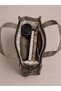 Coffee Canvas Women's Hand and Shoulder Bag with Adjustable Strap Vintage 26X20X12 cm - 4