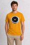 Halftone Grapefruit Print T-Shirt - Yellow