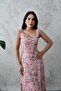 Pink floral viscose dress - 2