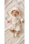 Baby Boy Hooded Bathrobe Set |   Soft Textured Baby Towel, Bathrobe and Booties Set |   Newborn Baby Gift Set - 2