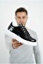 Zrk-X20 High Quality Black Patent Leather Thick Sole Men's Sneaker