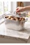 Bread Storage Box Chrome 35 cm
