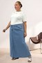 2057S Denim Skirt with Pocket Detail - Blue - 4
