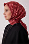 Pink Ethnic Pattern 100% Twill Silk Scarf 4422-20 - 2