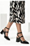 Kahri Black Patent Leather Heeled Shoes Black - 3