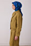 Blue Geometric Pattern 100% Twill Silk Scarf 4420-51