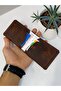 100% Genuine Leather Clark Model Men's Wallet - Stylish Minimalist Wallet with Magnet - 6