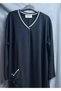 Plus Size Winter Black Dress - 3