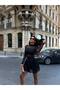 Women's Lace Detailed Mini Dress with Shorts - 4