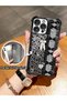 iPhone 16 Pro Max Compatible Transparent Four Corner Silicone Coated Glossy Edge Case