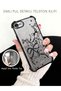 iPhone 7/8/Se 2020 2022 Compatible Transparent Four Corner Silicone Coated Glossy Edge Case - 3