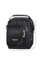 Men's Black Waterproof Daily Handbag with Removable Strap