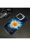Realme 12 Lite Compatible Silicone Edge Hard Back Case Star Patterned Lover Couple Phone Case - 7