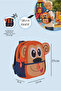 Monkey Kids Creche Backpack Lycra Fabric Bags (27*24*9) cm for Ages 0-6 - 2